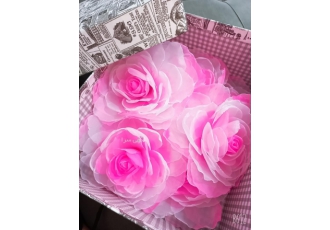 ساخت انواع گلهای پارچه ای گلسر تاج گل دستبند ساخت انواع اکسسوری