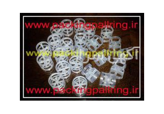 پکینگ ۱ اینچ پلی پروپیلن (( پال رینگ packing poly propylene pall ring