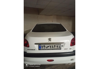 پژو ۲۰۶ SD V۸ مدل ۱۳۹۶ سلام وقتتون بخیرباشه ماشین مرتب و تمیز میباشد