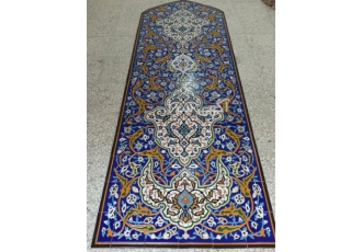 کتیبه و گنبد مسجد ، کاشی مساجد ، کاشی سنتی