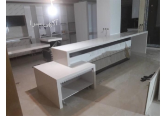 سنگ کابینت کوارتز صفحه کابینت کوارتز در اصفهان سنگ کابینت کوارتز