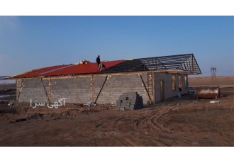 سقف سوله مرغداری و سقف گاوداری