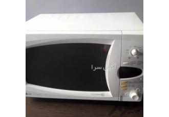 مایکروویو ۳۰ لیتری LG ماکروفر LG گریل دار بسیار تمیز و کم کارکرد مصرف