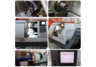 انجام تراش سی ان سی محور C در تهران سه نظام 220 mm قطر گلویی 50 mm