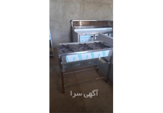 فروش اجاق سه شعله صنعتی چدن دار در تهران اجاق صنعتی سه شعله بیشترین