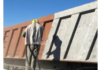 سندبلاست خشک و رنگ صنعتی زنگ زدایی و اجرای رنگ اهن آلات و جوب و بتن