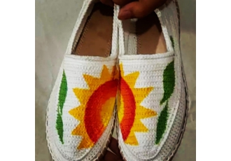 گیوه(کفش) دست دوز سنتی فانتزی