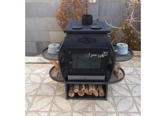 بخاری هیزمی مدل پارسا تیپ۲ بخاری هیزمی مدل پارسا تیپ2 ابعاد آتشکده عرض
