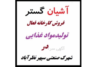 فروش کارخانه فعال مواد غذایی در شهرک صنعتی