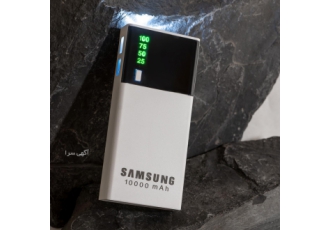 پاوربانکsamsung( ۱۰۰۰۰MAH) مدل K۶۲ جزئیات پاوربانکsamsung 10000MAH مدل