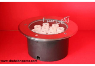 چراغ دفنی ۱۲ وات rgb تولید و فروش شهاب نور چراغ دفنی RGB و فول کالر