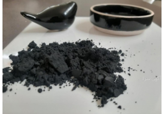پیگمنت مشکی باسلام پیگمنت مشکی در دماهای مختلف 1200