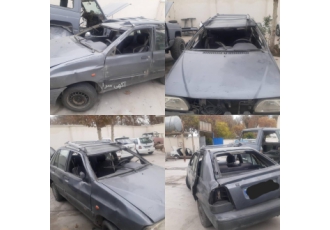 فروش پراید تصادفی پراید 141دوگانه سوز شرکتی کپسول هانو مدل87 تصادفی