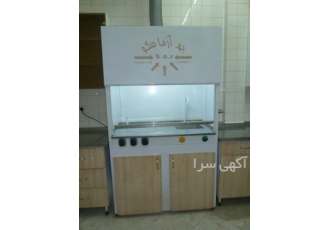 هود پاتوبیولوژی به آزماسکوسامان هود آزمایشگاه سل به آزماسکو دارای سینک