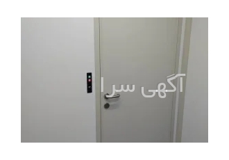 درب کلینرومی تک لنگه با پنجره مخصوص کلینروم گروه رایمون #درب کلینرومی