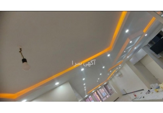 اجرای کناف پخش و اجرای کناف و سازه سقف کاذب پخش تایل 60 times 60 پی وی