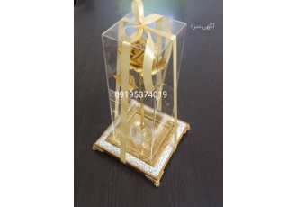 خرید و قیمت گل طلا گل روکش طلا شناسنامه دار همراه با باکس رومیزی امکان