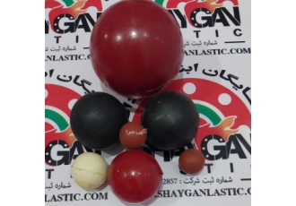گوی لاستیکی(توپک لاستیکی) وظیفه این قطعه آب بندی در پمپ دیافراگم شیرهای