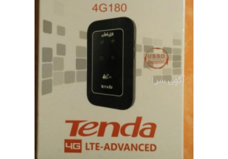 مودم قابل حمل Tenda ۴G ۱۸۰ آکبند مودم قابل حمل دارای وای فای قابل