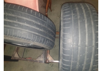 لاستیک ۴۰درصد لاستیک کارکرده40درصد بدون پوسیدگی و ترک و پنچری سایز 225