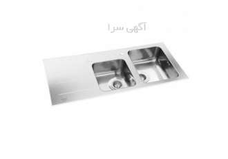 سینک ظرفشویی شیشه ای استیل در اصفهان سینک ظرفشویی شیشه ای استیل