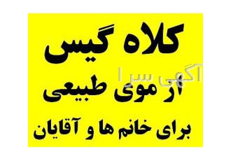 کلاه گیس زنانه و مردانه از موی طبیعی سفارش کلاه گیس فقط از موی طبیعی