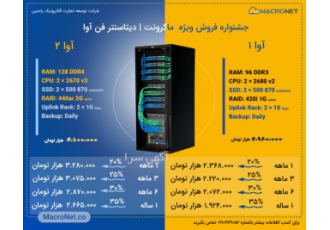 جشنواره فروش ویژه سرورهای اختصاصی در دیتا سنتر فن آو