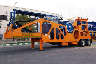 سنگ شکن موبایل شرکت میکسو مشخصات شاسی از ناودانی 30 دوبل و بادبند 16