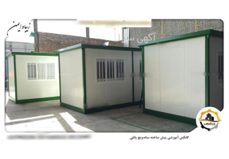 فروش کانکس ساندویچ پانلی مجهز به سیستم روشنایی
