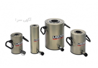 سیلندر هیدرولیک مرکز سوراخ آلومینیومی Larzep SAH در تهران جک هیدرولیک