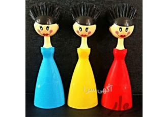 فرچه سینک شوی طرح عروسکی در تهران فروش فرچه سینک شوی جنس PVC طراحی