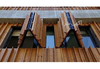 نمای چوبی    اجرای نماهای چوبی با سیک های مدرن