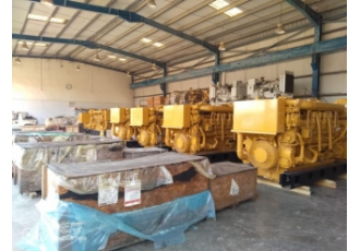 دیزل ژنراتور ۲۰۰۰ KVA کاترپیلار صفر و نو شش دستگاه دیزل ژنراتور
