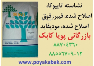 نشاسته اصلاح شده تاپیوکا فروش انواع نشاسته های اصلاح شده ذرت سیب زمینی