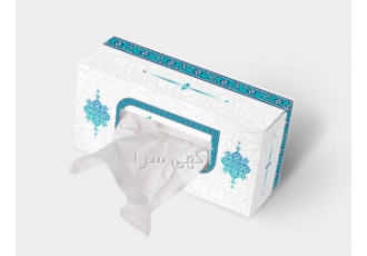 چاپ و طراحی جعبه دستمال کاغذی کارتن دستمال کاغذی در مشهد ✨✨ جعبه دستمال