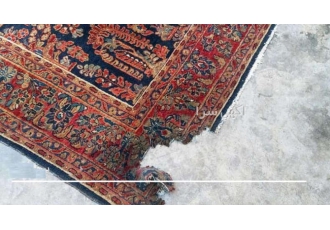 رفوگری فرش ترمیم پارگی سوختگی و بیدزدگی تعمیر فرش رفوگری و ترمیم