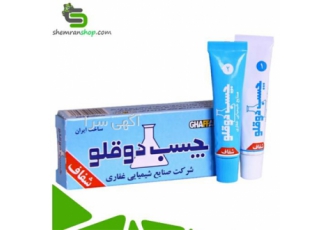 چسب دو قلو همه کاره شفاف در محمودآباد محصولی خمیری بیرنگ دو جزئی