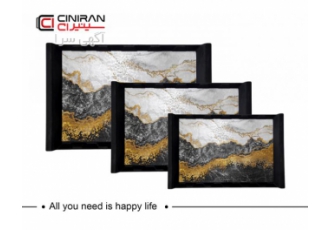 فروش عمده سینی های پذیرایی برند سینیران پلی zwnj متال سابق بزرگ zwnj