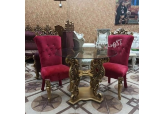 فروش میز غذاخوری در اصفهان فروش میز غذاخوری سلطنتی پلیمری 2 2برابر