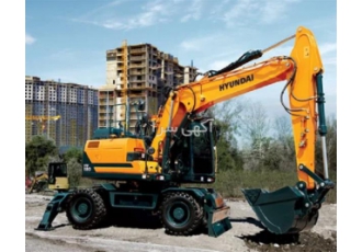 فروش بیل مکانیکی چرخ لاستیکی هیوندای HYUNDAI HW۱۸۰ در تهران فروش بیل