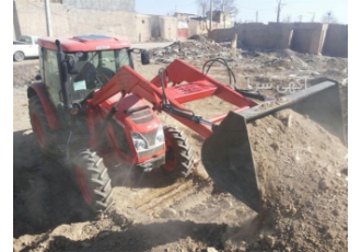 فروش بیل جلو تراکتور - بیل بکهو چهار جک