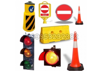 کلیه تجهیزات ترافیکی و پارکینگ_استوانه شبرنگدارترافیک