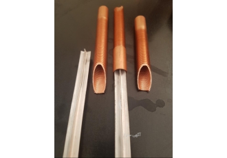 لوله مسی فیندار تامین کننده لوله مسی فین دار quot داخل شیار مدل ks