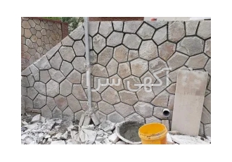 اجرای سنگ لاسه نصب دیوار نما در کرج اجرای سنگ لاشه نصب دیوار نما از سنگ