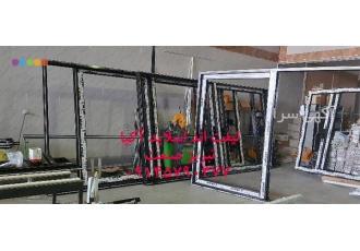 تولید انواع درب پنجره دوجداره upvcوآلومینیومی