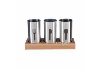 ست چهار پارچه جا قاشق چنگال و کارد