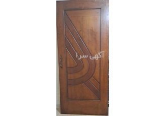 فروش درب تمام چوبی ورودی در تهران ابعاد 93 206 سمت چپ باز شو اعلا در حد