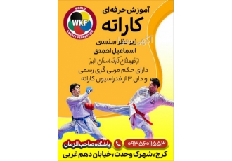آموزش کاراته در کرج آموزش حرفه ای کاراته کنترلی سبک شیتوریو شیتوکای زیر