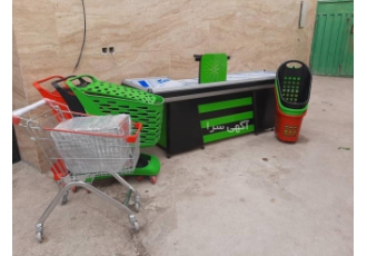 چک اوت فروشگاهی میز چک اوت متحرک نوار نقاله دار و ثابت چک اوت ثابت 180