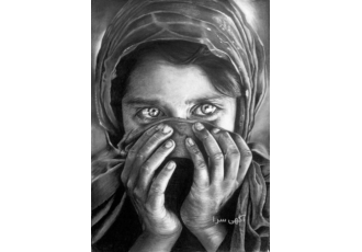 قبول سفارش چهره سیاه قلم